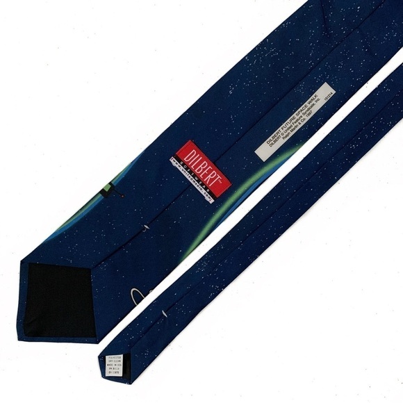 Dilbert Future Space Walk Ralph Marlin & Co. 1997 151214 Men’s Vintage Necktie - Picture 3 of 6